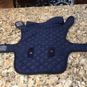 Dog coat fleece lining, blue L